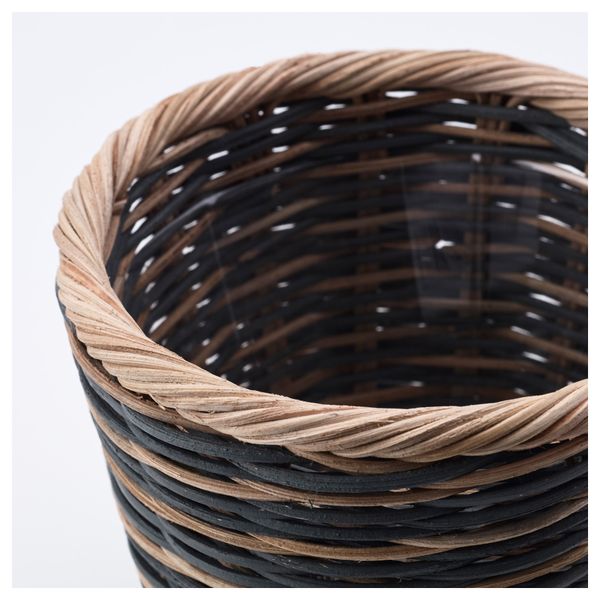 Кашпо ПЕСТАГЕНОТ, серый (9 см) - схема-чертеж с размерами