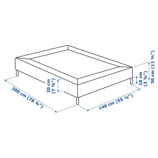 IKEA, дополнительный ракурс - схема-чертеж с размерами