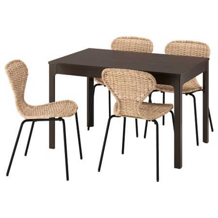 Стол и 4 стула IKEA EKEDALEN ЛЕН ЭКЕДАЛЕН, ÄLVSTARR ЭЛЬВСТАРР 495.708.19