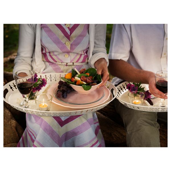 Тарелка АРВ, розовый (28 см) - фото 2