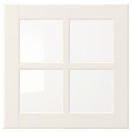 BODBYN Стеклянная дверь - белый с оттенком 40x40 см