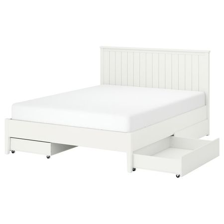 GULLABERG Каркас кровати с 4 ящиками - белый 160x200 см