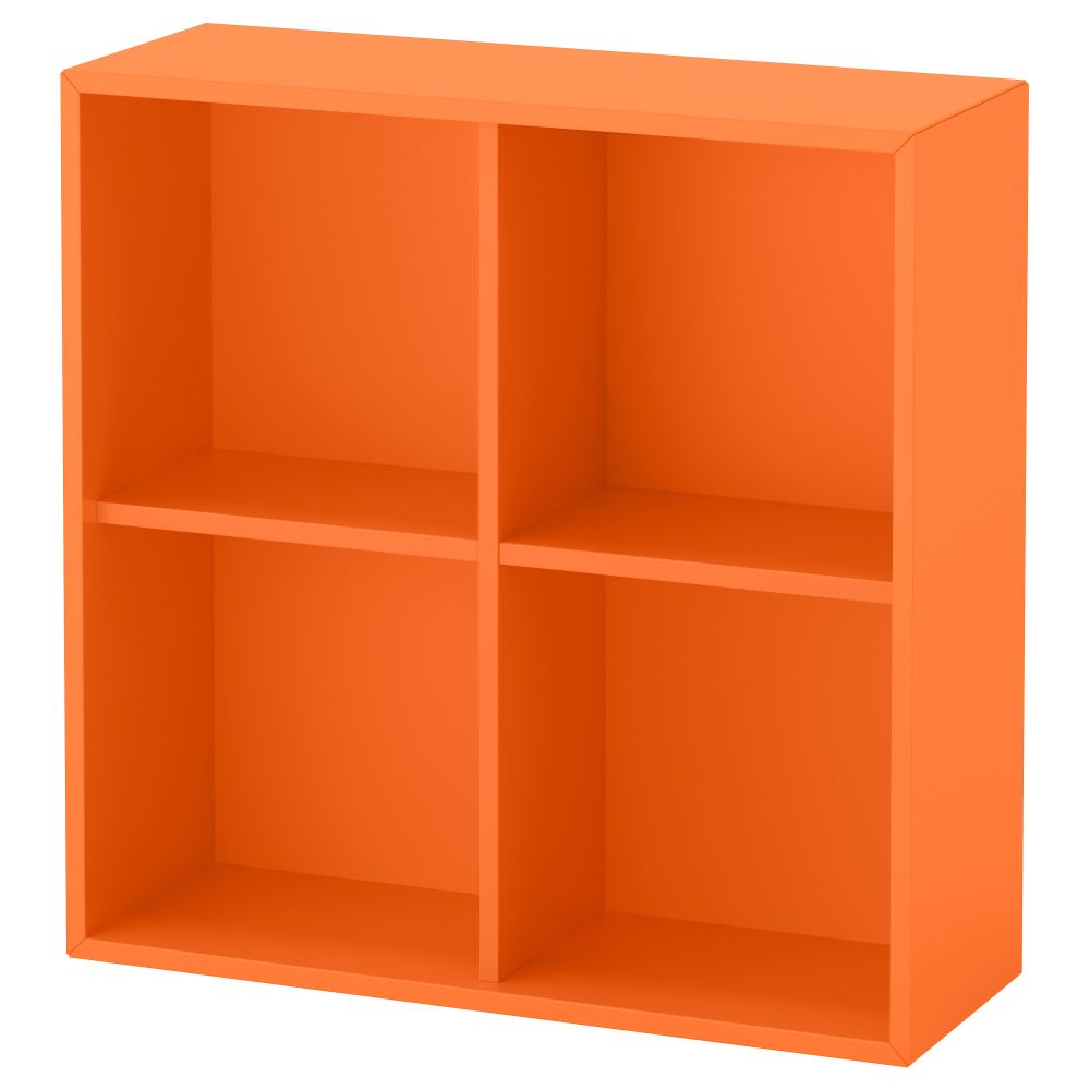 Шкаф с 4 отделениями ЭКЕТ, оранжевый (70x25x70 см) - фото 1