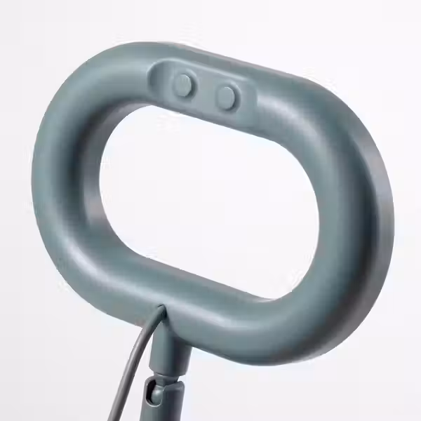 STÄNKREGN СТЭНКРЕГН Светодиодная кольцевая лампа - регулируемая яркость/бирюзовый - фото 4