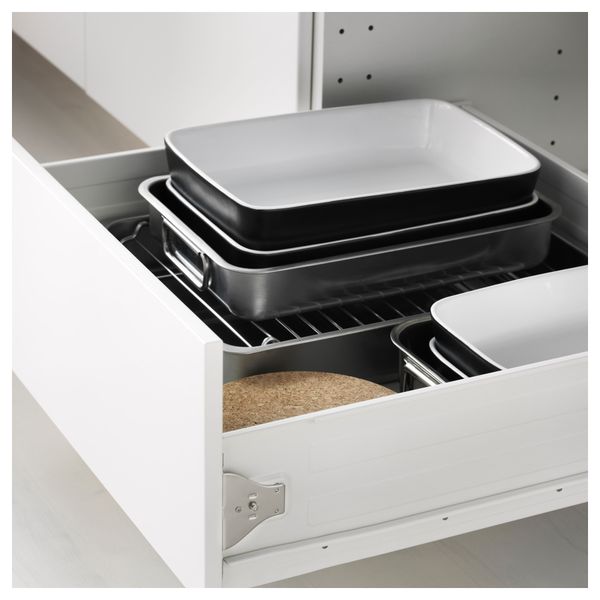 Ящик, средний ФОРВАРА, белый - схема-чертеж с размерами