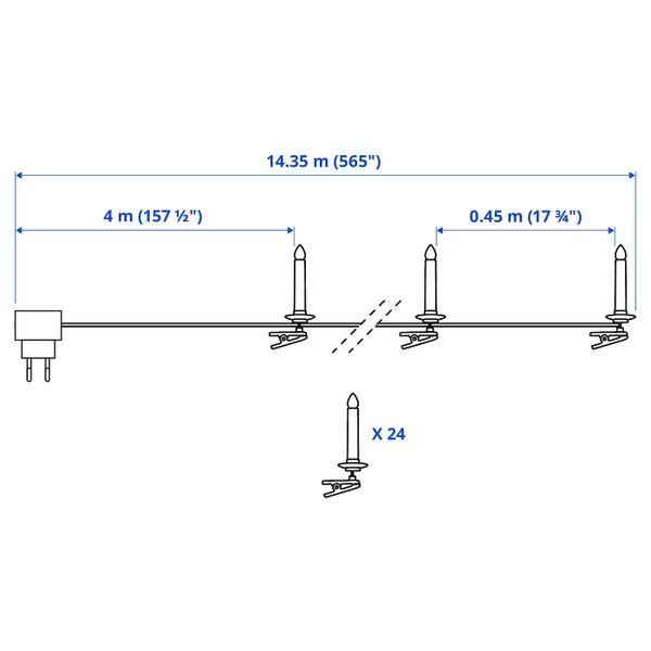 IKEA, дополнительный ракурс - схема-чертеж с размерами