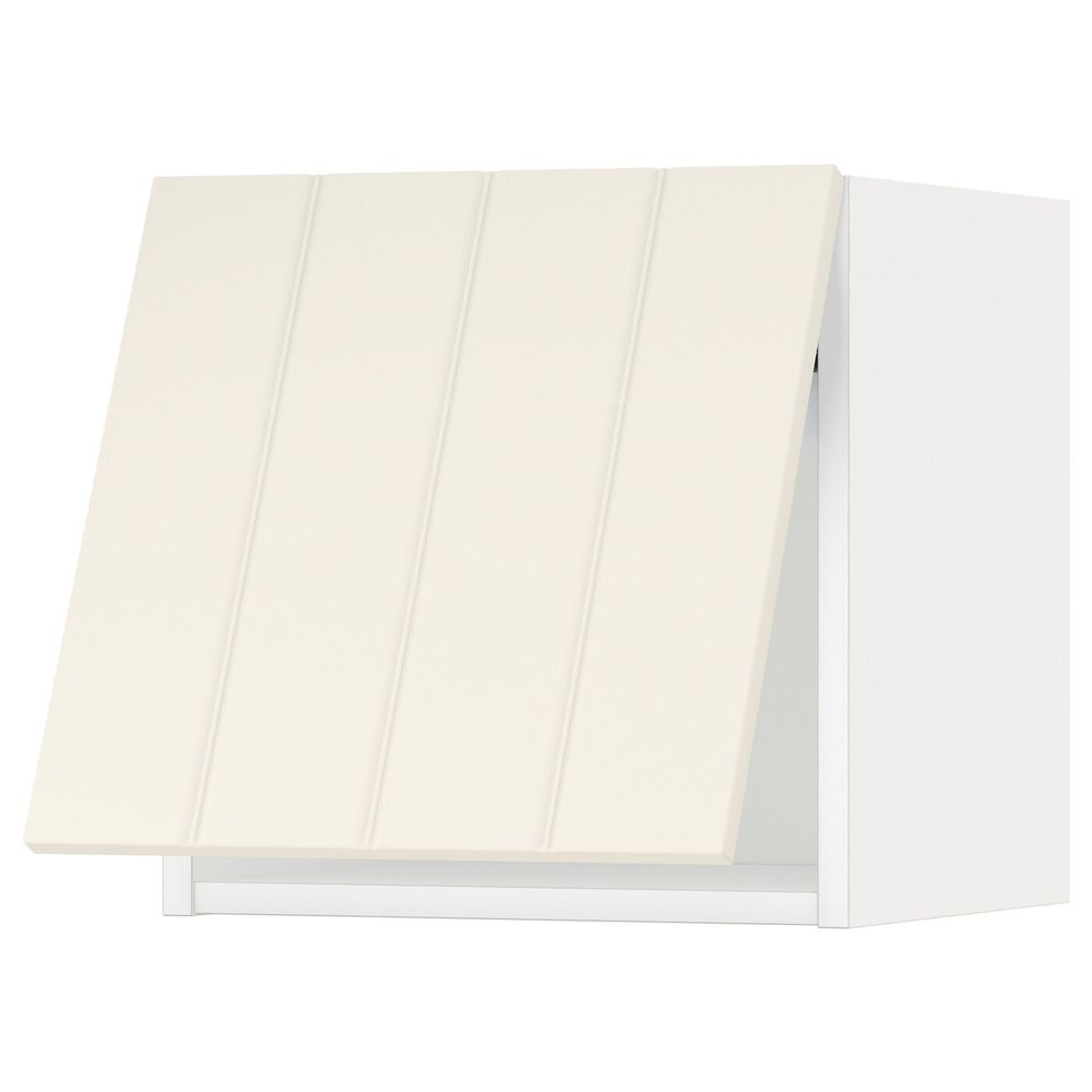 Горизонтальный навесной шкаф, белый/Хитарп белый с оттенком 40x40 см IKEA METOD МЕТОД 093.923.29 - схема-чертеж с размерами