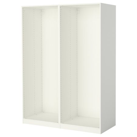 2 каркаса гардеробов, белый 150x58x201 см IKEA PAX ПАКС 398.952.63