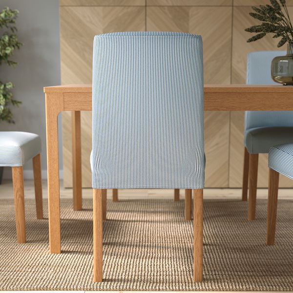 Стул, под дуб Rommele темно-синий-белый IKEA BERGMUND БЕРГМУНД 093.899.87 - фото 4