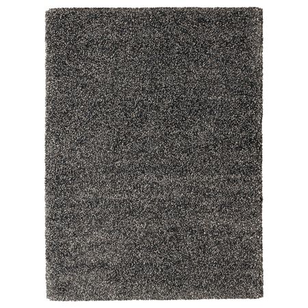 Ковер, длинный ворс, темно-серый 170x230 см IKEA VINDUM ВИНДУМ 003.743.82
