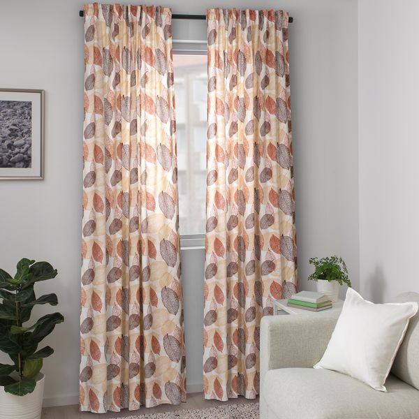 Гардины, 2 шт., лист 145x300 см IKEA SKÄRMMAL СКЭРММАЛ 905.219.01 - фото 2