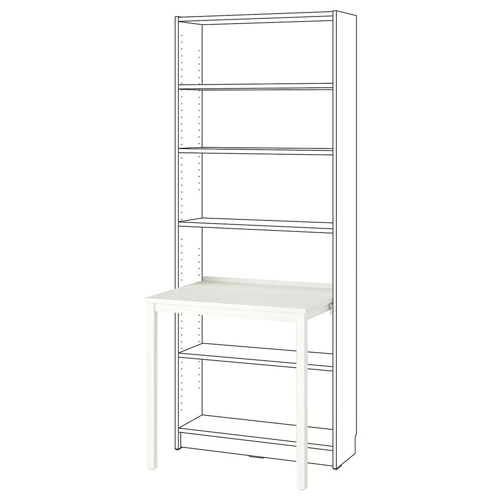 IKEA, вид спереди - схема-чертеж с размерами