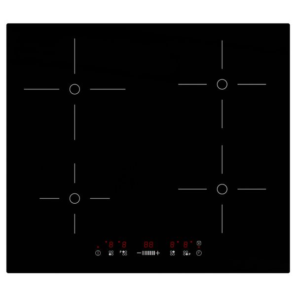Индукционная варочная панель ФОЛКЛИГ, черный (58 см) - фото 1