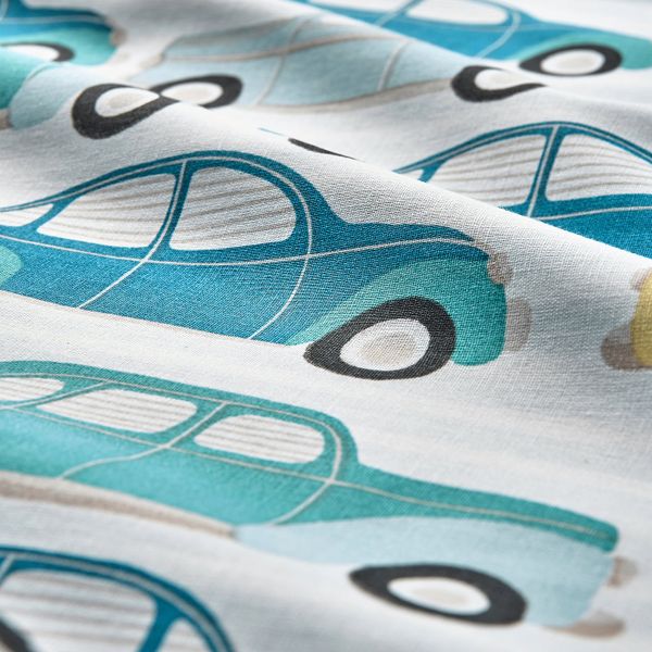 Пододеяльник и наволочка для/кроватки, машины/синий 110x125/35x55 см IKEA RÖRANDE РЁРАНДЕ 104.625.66 - фото 4