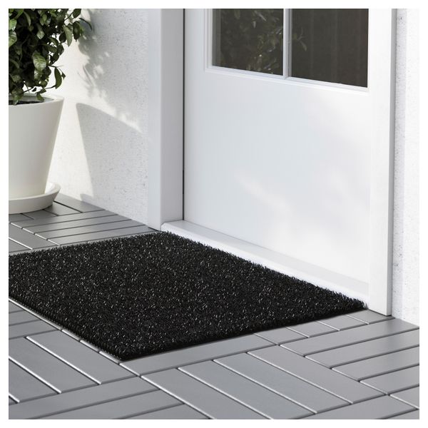 Придверный коврик ИДБИ, д/дома/улицы черный черный (58x79 см) - схема-чертеж с размерами