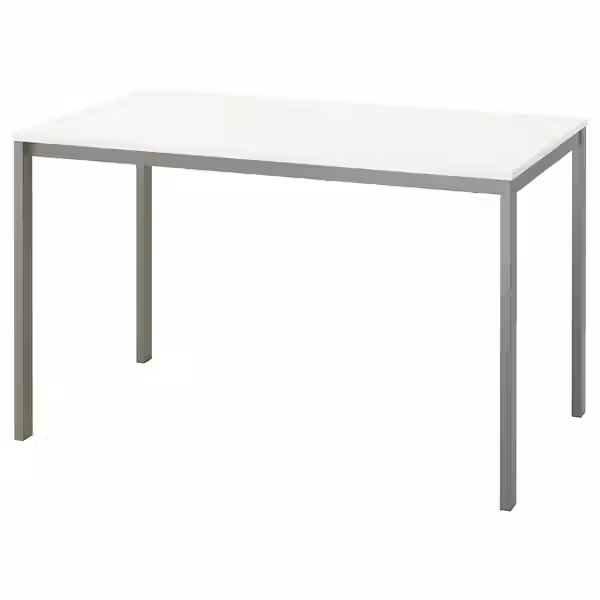 VIHALS Стол - белый/зеленый 125x74 см - фото 1