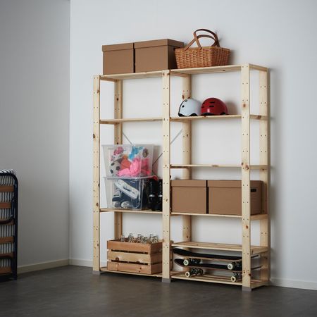 2 секции, хвойное дерево 154x31x171 см IKEA HEJNE ХЕЙНЕ 392.274.46