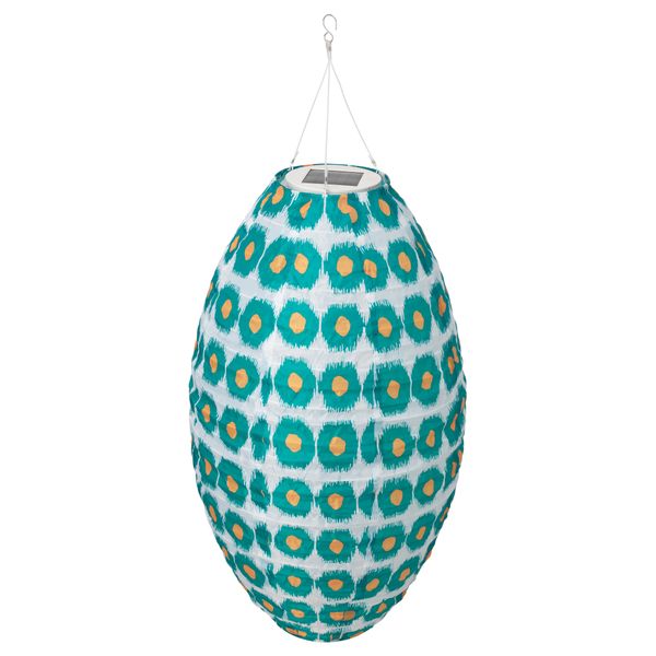 Подвесная светодиодная лампа СОЛВИДЕН, зеленый/белый (45 см) - схема-чертеж с размерами