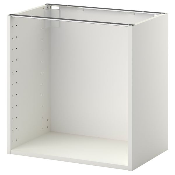Каркас напольного шкафа МЕТОД, белый - схема-чертеж с размерами