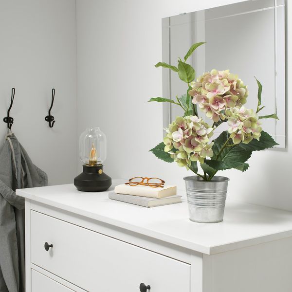 Искусственное растение в горшке, для дома, улицы/Гидрангея зеленый 12 см IKEA FEJKA ФЕЙКА 604.833.35 - фото 4