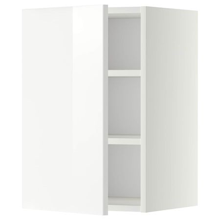 Навесной шкаф с полками, белый/Рингульт белый 40x60 см IKEA METOD МЕТОД 194.461.38