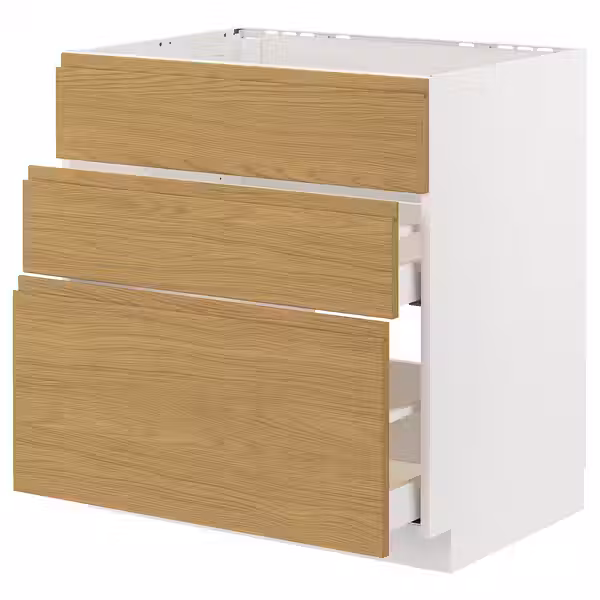 METOD / MAXIMERA Шкаф д/варочн панели/вытяжка/ящик - фото 1