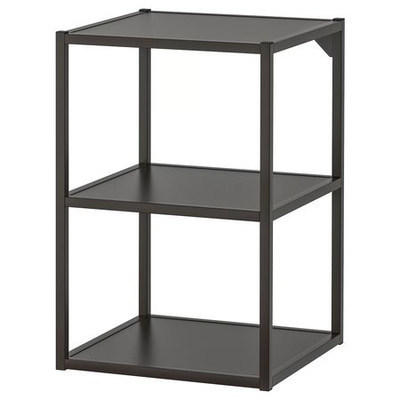ENHET Напольный каркас с полками - антрацит 40x40x60 см