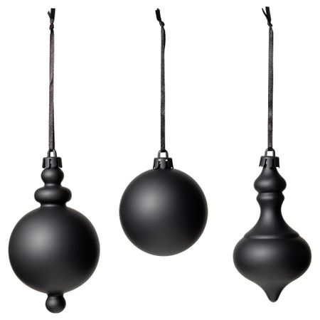 Подвесные украшения, 3 предмета ВИНТЕР 2016, черный
