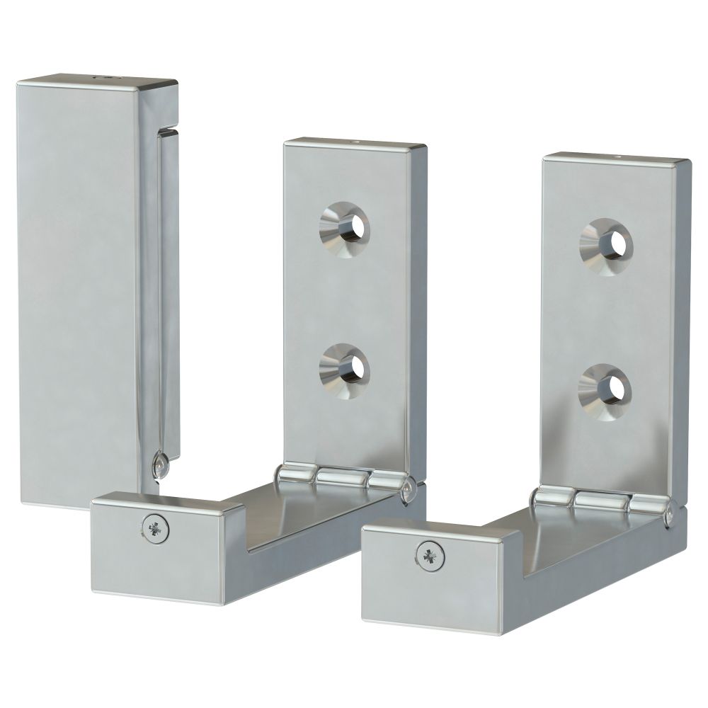 Складывающийся крючок БЬЕРНУМ, алюминий (8 см) - фото 1