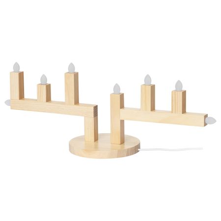 Светодиодный канделябр, 8 ламп, в форме оленьих рогов IKEA СТРОЛА 604.449.09