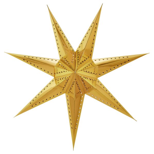 Абажур для подвесного светильника СТРОЛА, золотой - схема-чертеж с размерами