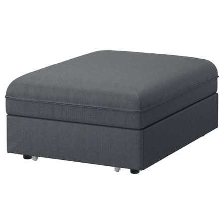 Секция дивана-кровати ВАЛЛЕНТУНА, Хилларед темно-серый