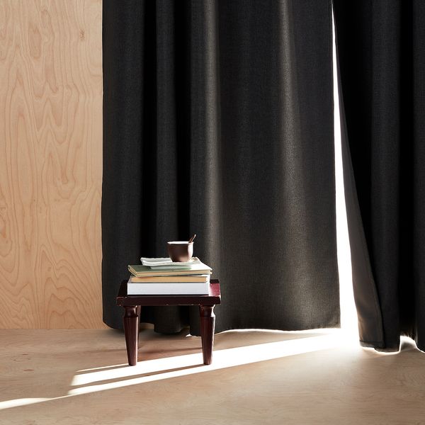 Затемняющие гардины, 2 шт., серый 145x300 см IKEA ANNAKAJSA АННАКАЙСА 603.902.42 - схема-чертеж с размерами