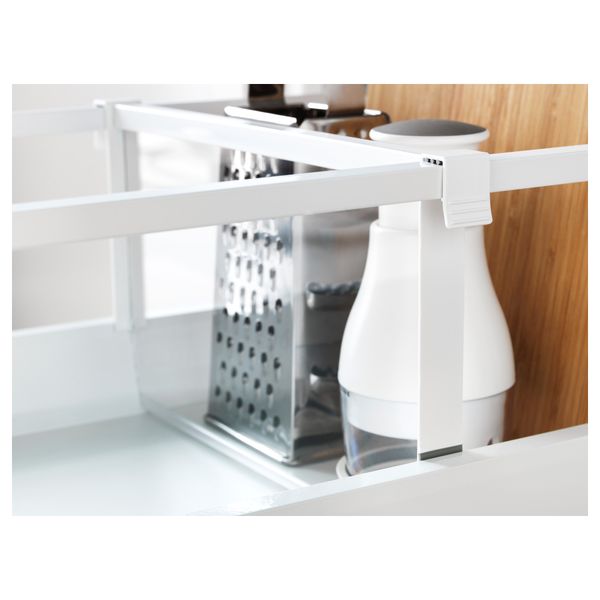 Разделить для высокого ящика МАКСИМЕРА, белый, прозрачный - схема-чертеж с размерами