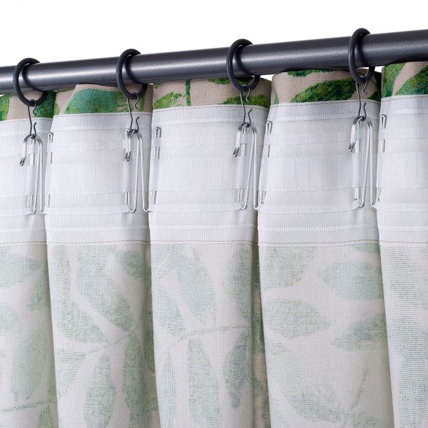 Гардины, 2 шт., естественный/листья 145x300 см IKEA FLENÖRT ФЛЕНЁРТ 304.830.25 - фото 4