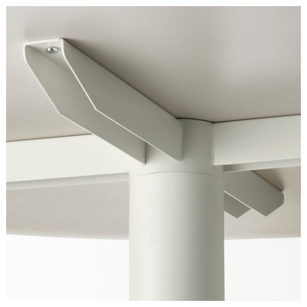 Подстолье БИЛЬСТА, круглой формы белый (72 см) - схема-чертеж с размерами