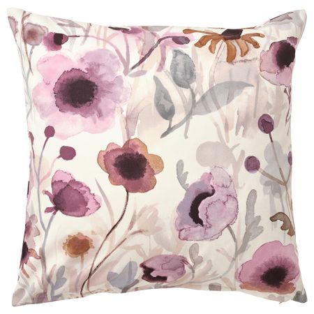Чехол на подушку, 50x50 см, разноцветный, цветочный орнамент IKEA POLARTÅG 505.481.96