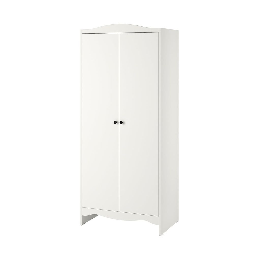 Шкаф платяной, белый 80x50x187 см IKEA SMÅGÖRA СМОГЁРА 104.608.93 - фото 1