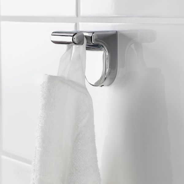 Вешалка, хромированный 2 шт IKEA KALKGRUND КАЛЬКГРУНД 903.690.22 - схема-чертеж с размерами