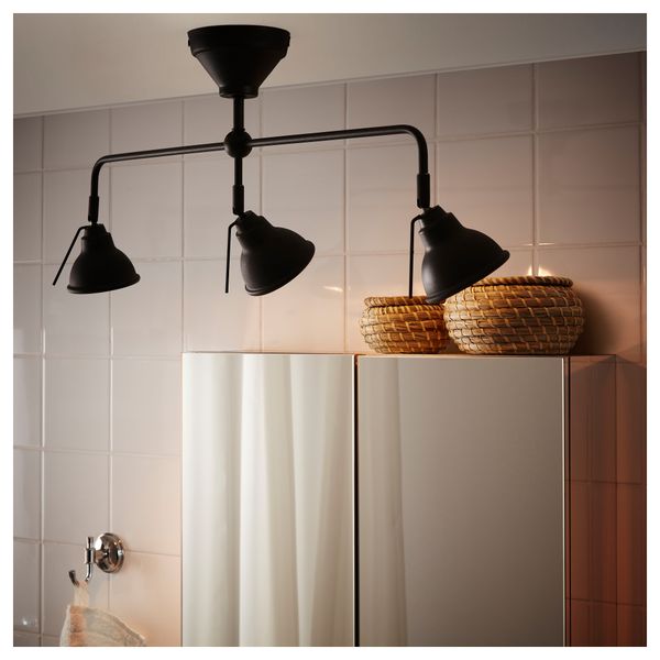 Софит 3-рожковый ВИТЕМОЛЛА, металлический - схема-чертеж с размерами