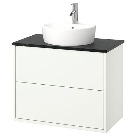 Шкаф с ящиками, раковина, смеситель IKEA HAVBÄCK, TÖRNVIKEN ТОРНВИКЕН 695.214.08