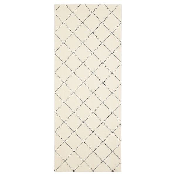 Ковер, белый, бежевый 80x150 см IKEA ARNAGER АРНАГЕР 204.271.34 - фото 1