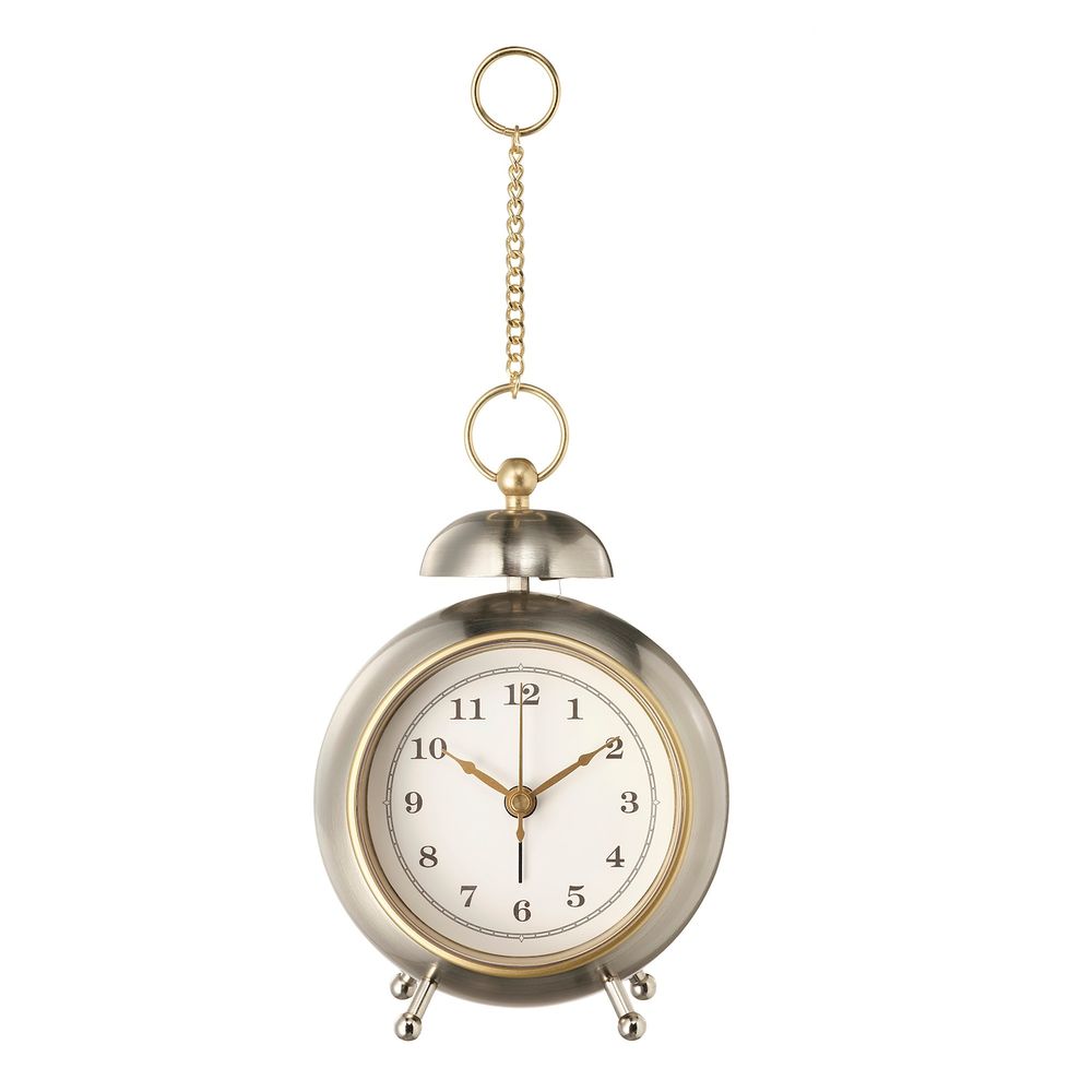 Будильник, серебристый 16 см IKEA SPARLÅGA СПАРЛОГА 704.536.96 - фото 1