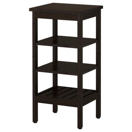 Стеллаж ХЕМНЭС, морилка черно-коричнев (42x84 см)