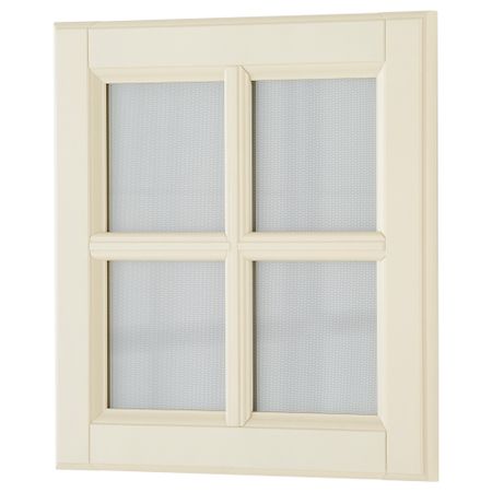 Стеклянная дверь ДАЛАРНА, белый с оттенком