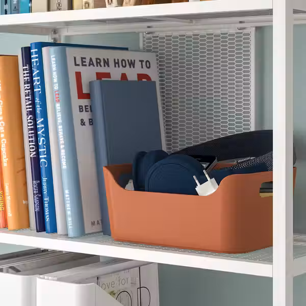 UPPDATERA Контейнер - красно-коричневый 24x17 см - фото 4