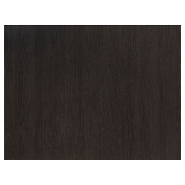 4 панели для рамы раздвижной дверцы ВОЛЬДА, двусторонний черно-коричневый, под беленый дуб - фото 2