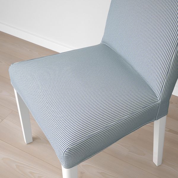 Стул, белый/Роммеле темно-синий/белый IKEA BERGMUND БЕРГМУНД 293.899.86 - схема-чертеж с размерами