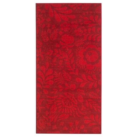 Ковер, короткий ворс, красный, 75x150 см IKEA ВИНТЕР 2019 904.502.82