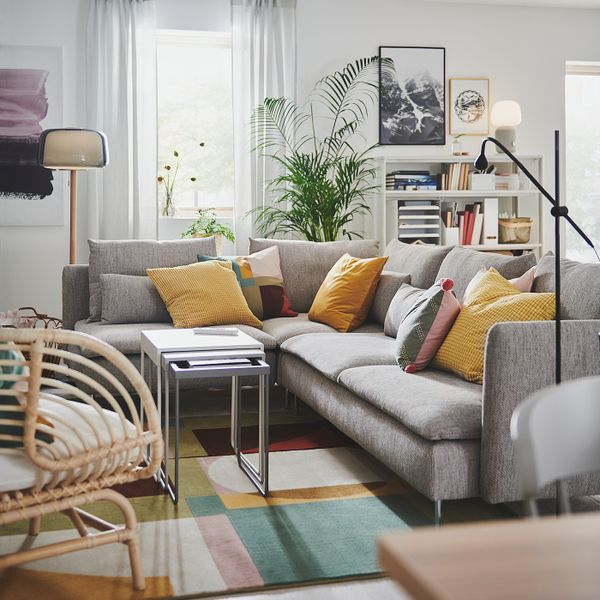 Ковер, короткий ворс, разноцветный 133x195 см IKEA STENMÄTARE СТЕМЭТАРЕ 404.705.17 - фото 7